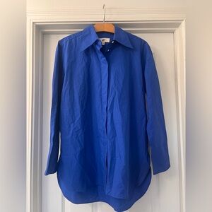 Banana Republic Vibrant Blue Oversized Button Down Shirt
Sz Small